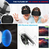 G10 Virtual Reality 3D Glasses with Wireless Game Controller for 4.7–7" Smartphones