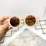 2024 Kids’ Round Sunglasses – UV400 Protection, Stylish Plastic Frame for Girls