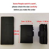 RFID Blocking Trifold Wallet for Men & Women – Slim Microfiber Leather Card Holder