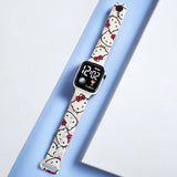 Stitch & Hello Kitty Kids Digital Watch - Cute Anime Children's Timepiece