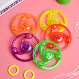 Glowing Spinning Top Toy - Light-Up Flywheel with Pull String for Kids
