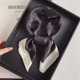 Luxury 70×70cm Silk Square Scarf – Elegant Satin Hairband & Neckerchief