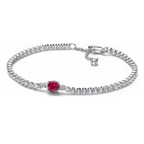 Elegant 925 Sterling Silver Tourmaline Bracelet for Women