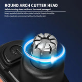 2-in-1 Electric Nose & Ear Hair Trimmer - Painless Grooming Kit for Men