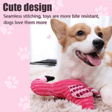 Animal-Shaped Squeaky Plush Dog Toy – Bite-Resistant Interactive Toy for Puppies and Dogs