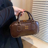 Versatile PU Leather Bowling Bag with Interior Zipper Pocket – Unisex, Fashionable & Practical