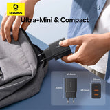 30W Fast Travel Charger – Dual USB & Type-C Power Adapter for iPhone, Samsung & More