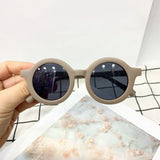 2024 Kids’ Round Sunglasses – UV400 Protection, Stylish Plastic Frame for Girls
