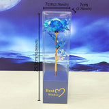 Galaxy Rose – Eternal 24K Gold Foil Artificial Flower for Romantic Decor & Gifting