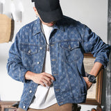 Men's Smart Casual Denim Jacket with Pockets – Ideal Outerwear for Autumn