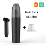Aspiradora de coche Xiaomi, eléctrica, mini, portátil, de alta potencia, inalámbrica, potente, para el hogar, con eliminador de polvo y limpieza profunda