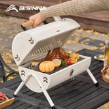 Portable Dual-Sided Charcoal Grill Stove for Outdoor Cooking & Camping