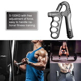 Pinza de mano ajustable | Entrenador de fuerza para antebrazos y dedos de 5 a 100 kg
