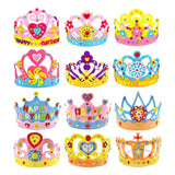 DIY Sequins Crown Craft Toy – Creative EVA Foam Art Kit for Kids Party Decorations