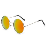 FOENIXSONG Fashion Pilot Round Gradient Mirror Sunglasses for Men & Women