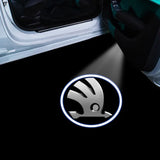 Skoda LED Door Projector Lights - HD Welcome Logo Lights for Octavia, Kodiaq, Superb & More