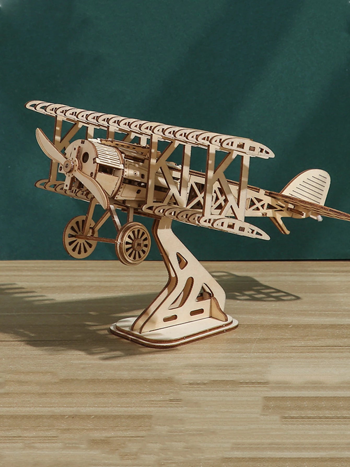 3D Wooden Puzzle Model Kit for Teens & Adults – Educational Brain Teaser Toy