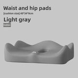 Memory Foam Car Seat Cushion - Universal Lumbar & Buttock Support Pillow