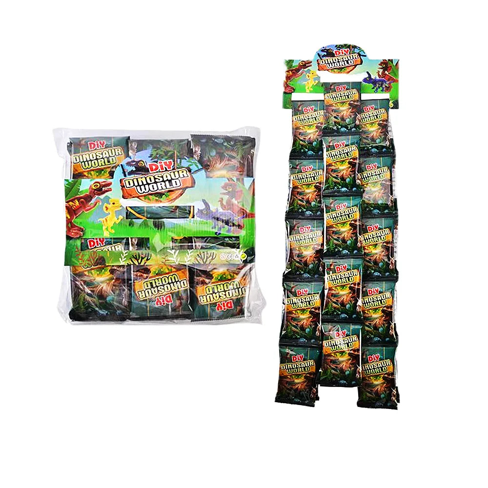 Juego de 30 piezas de dinosaurios para armar: obsequios de fiesta divertidos y educativos