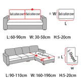 Plush Velvet Sofa Slipcover – Stretch Anti-Slip Cover for Sectional & Loveseats