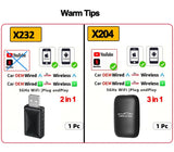 Wireless CarPlay & Android Auto Box with Netflix & YouTube (X204)