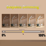 Rechargeable LED Desk Lamp with Touch Control and Adjustable Brightness