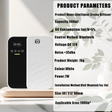 Smart Wall-Mount Essential Oil Diffuser – 500ml Bluetooth-Controlled Aromatherapy Machine for Large Spaces