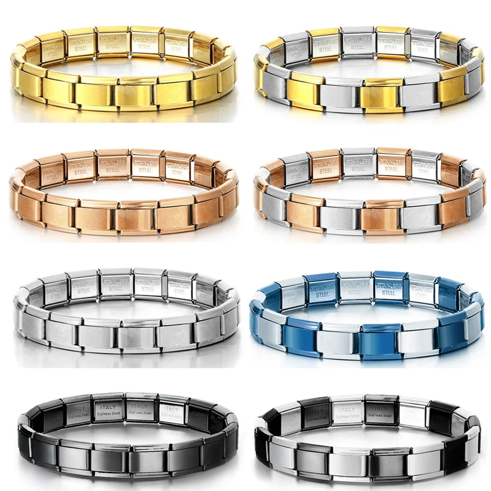 Pulsera de cadena de acero inoxidable de moda: joyería de moda unisex para uso diario 