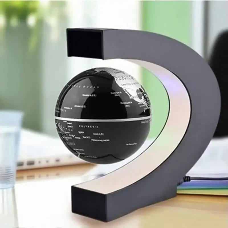 Magnetic Levitating Globe Lamp - Floating World Map with LED Lights
