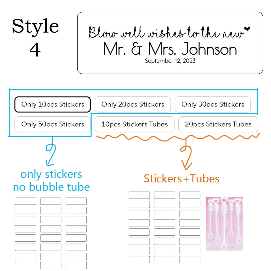 Tubos de burbujas para bodas personalizados: elegantes obsequios para una celebración mágica