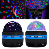 Galaxy Starry Night Light Projector, LED Ocean Wave & USB Home Decor