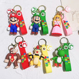 Super Mario Bros Keychain - Cute Character Figure Pendant & Collectible Toy