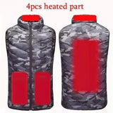 USB Heated Vest for Men & Women – 23-Zone Electric Heating Winter Vest, Thermal Warm Jacket