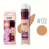 Long-Lasting Liquid Concealer with Sponge Applicator for Dark Circles & Blemishes