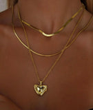 Collar con colgante de candado bohemio: joyería llamativa de inspiración vintage para mujeres