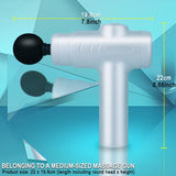 Deep Tissue Massage Gun with Variable Speed & 9 Heads for Muscle Recovery and Pain Relief