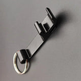 Personalized Stainless Steel Heart Keychain – Trendy Custom Engraved Key Ring