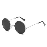 Gafas de sol redondas de metal retro: gafas de sol vintage con protección UV400 para hombres y mujeres