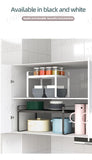 Estante de almacenamiento de cocina ajustable: maximice el espacio en su encimera y gabinete