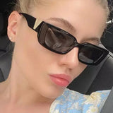 UV400 Rectangle Sunglasses for Women – Trendy Beach & Travel Eyewear