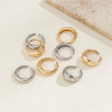 8-Piece Open Ring Set – Gold & Silver Stackable Fashion Rings for Women