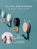 Adhesive Wall Hooks for Hanging - Multi-Use Storage Solution for Kitchen, Bathroom, and Home Organization