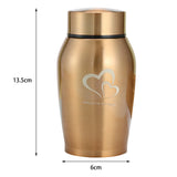Stainless Steel Pet Cremation Urn for Dogs & Cats – Memorial Keepsake Container