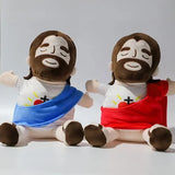 Jesus Plush Toy with Soothing Music & Breathing - Sleep Companion for Kids