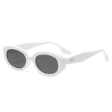 Nuevas gafas de sol ovaladas: moda retro informal para mujeres y hombres