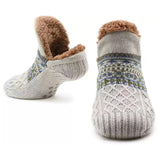 Cozy Non-Slip Winter Socks for Women & Men – Warm Fleece-Lined Home Slipper Socks