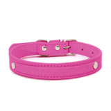 Custom Rhinestone Letter Choker Necklace – Personalized PU Leather Collar for Parties & Cosplay