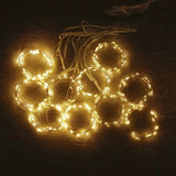 Curtain LED String Lights – USB Powered, 8 Modes, Remote Control, Christmas & Home Décor