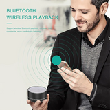 Mini Bluetooth Steel Speaker – Portable Wireless Subwoofer with HD Stereo Sound & TF Card Support