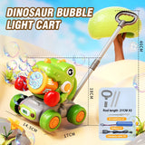 Mower Trolley Bubble Machine – High-Speed Rotating Electric Bubble Gun for Kids
